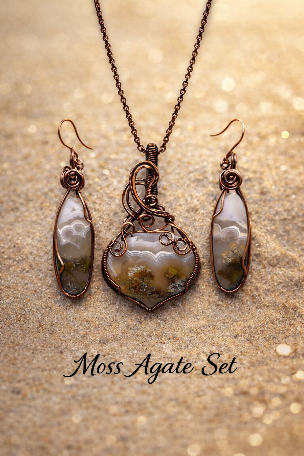 Moss Agate Set