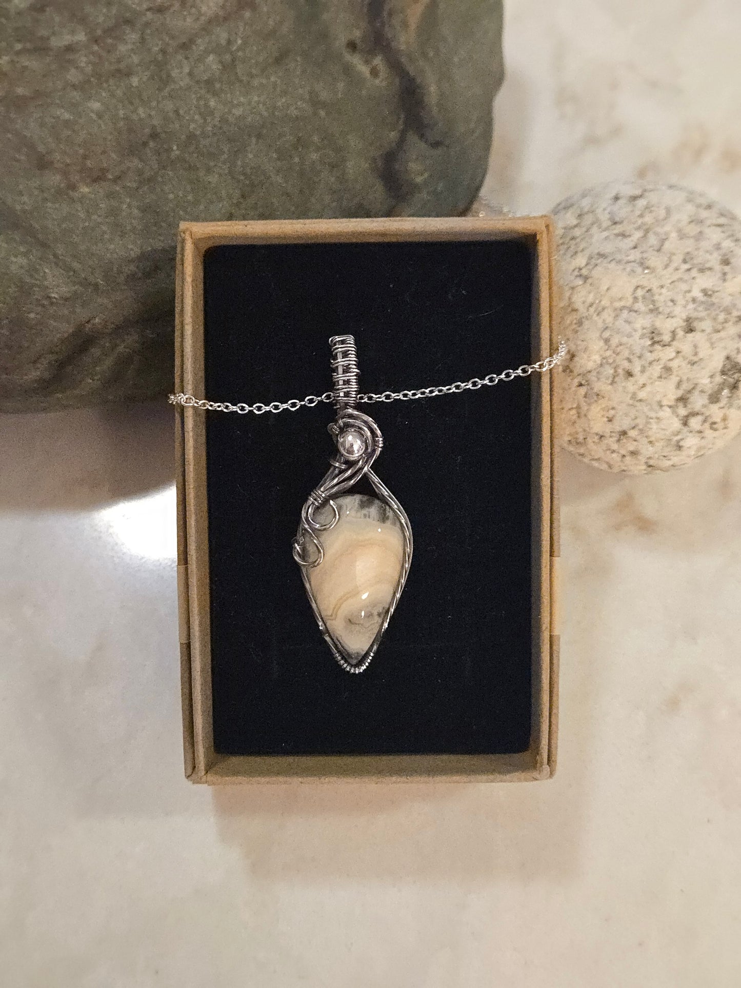 Crazy Lace Agate in Sterling Silver