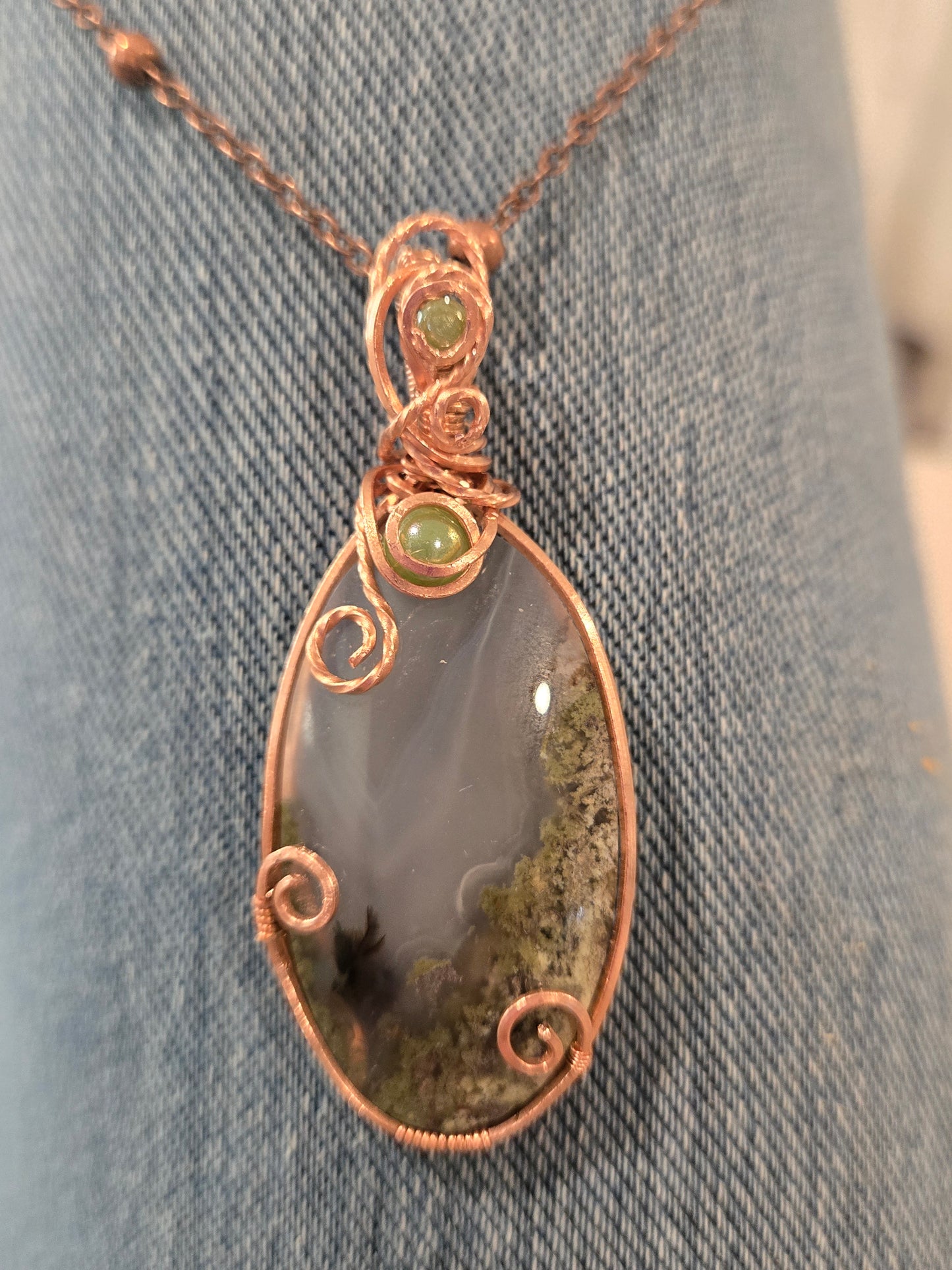 Scenic Moss Agate