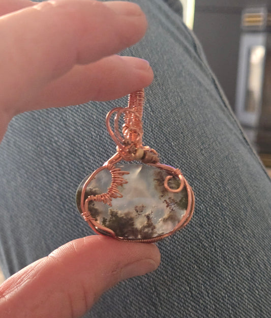 Scenic Moss Agate