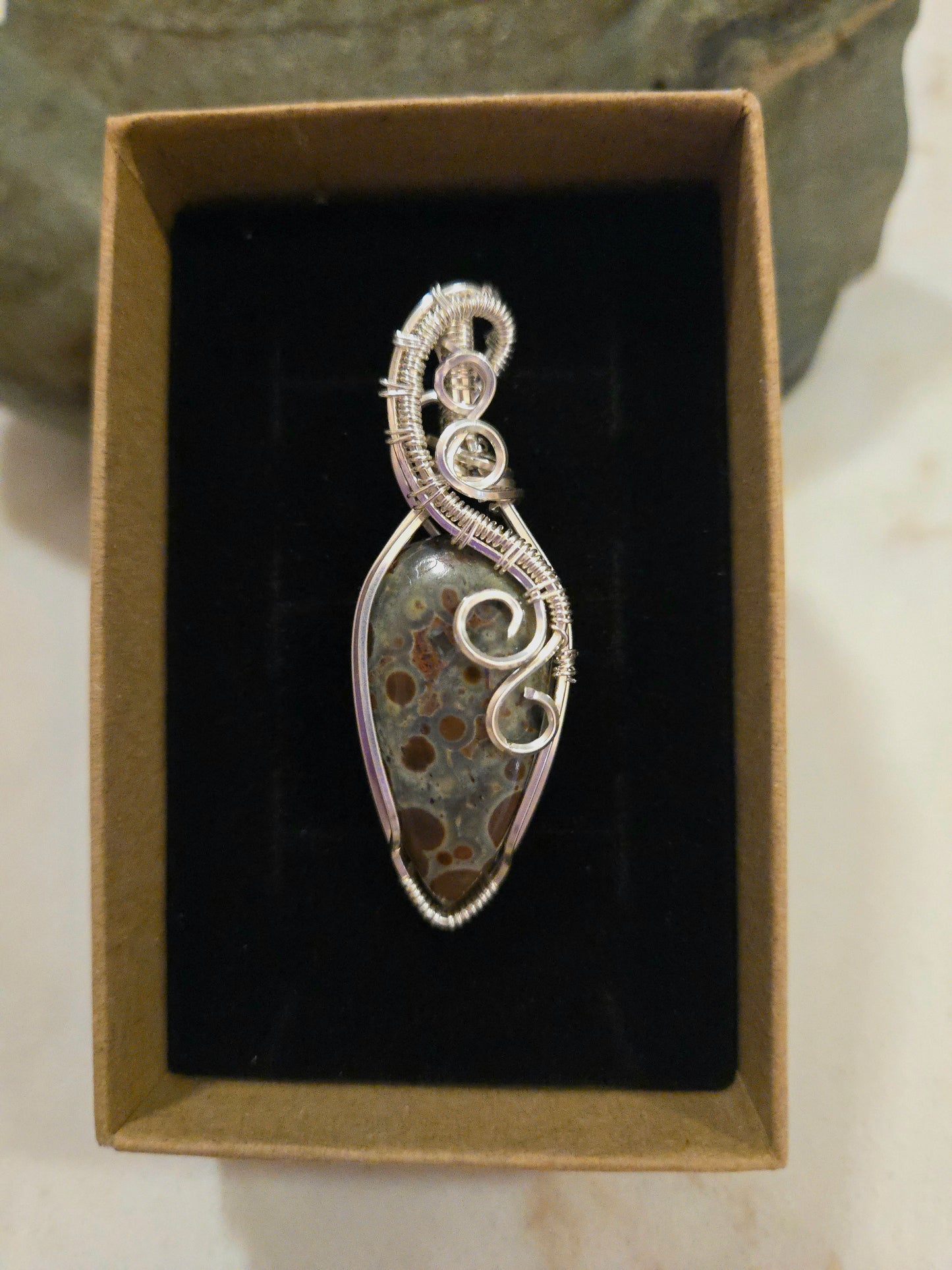 Crazy Lace Agate in Sterling Silver