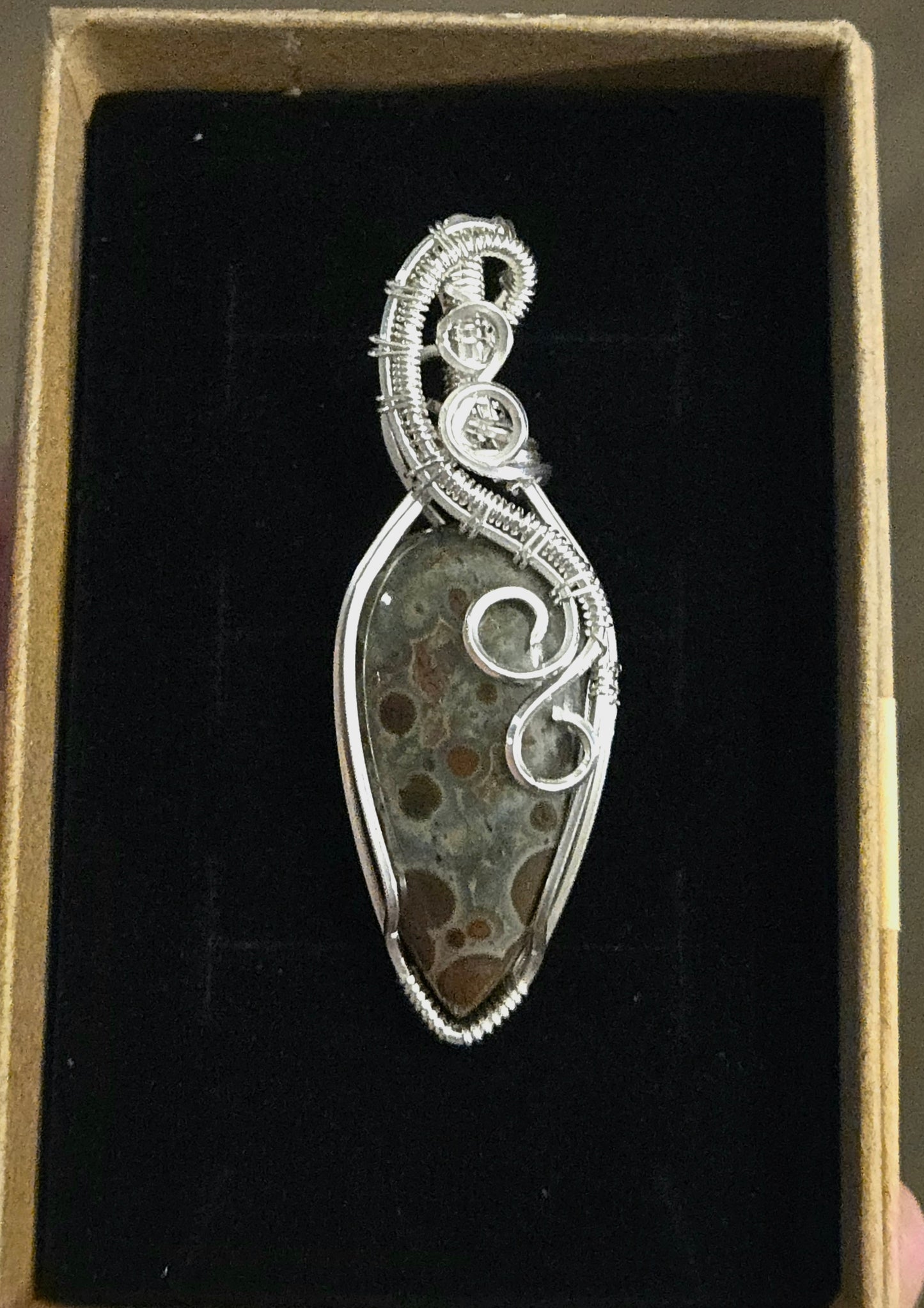 Crazy Lace Agate in Sterling Silver