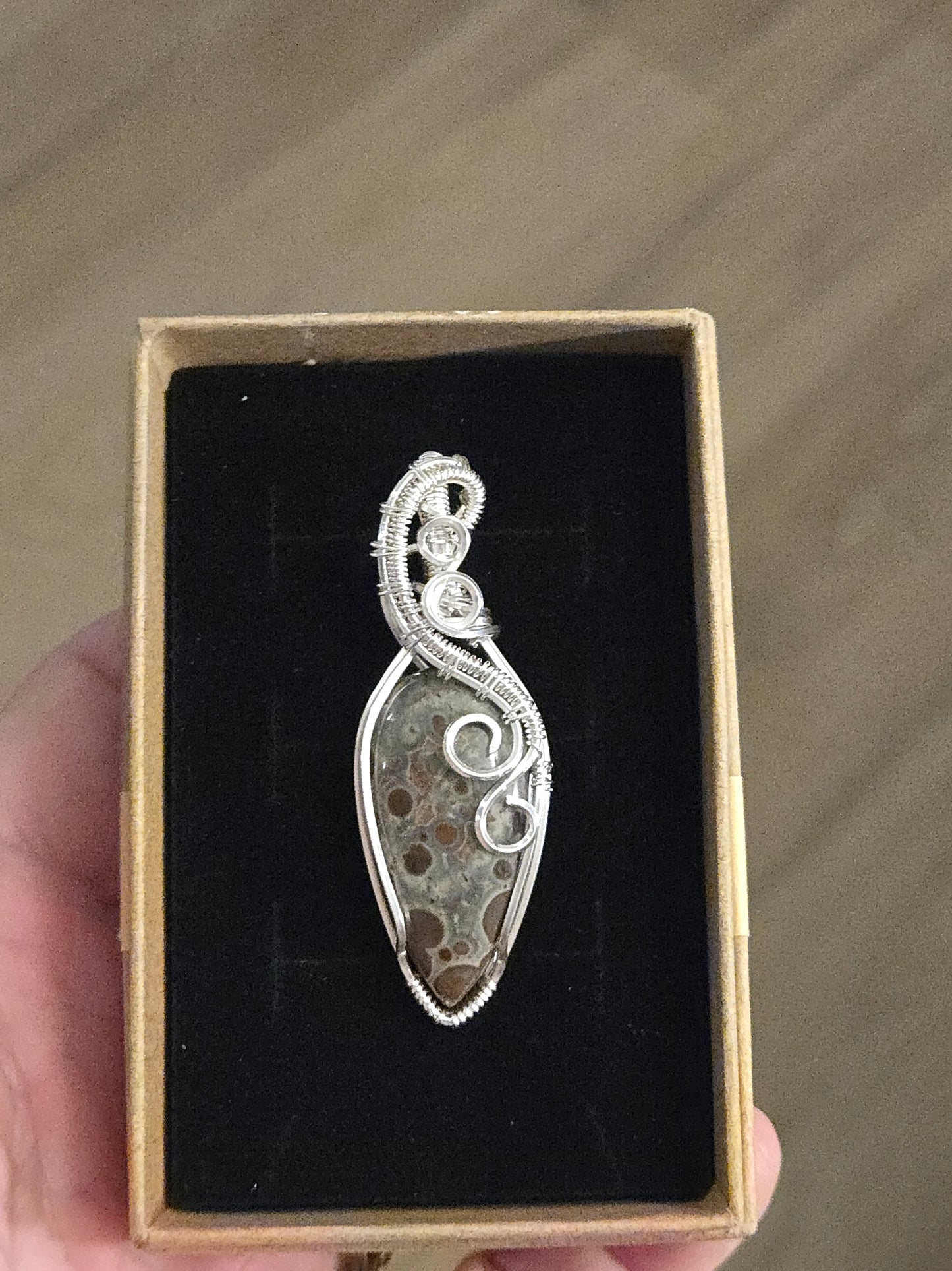 Crazy Lace Agate in Sterling Silver
