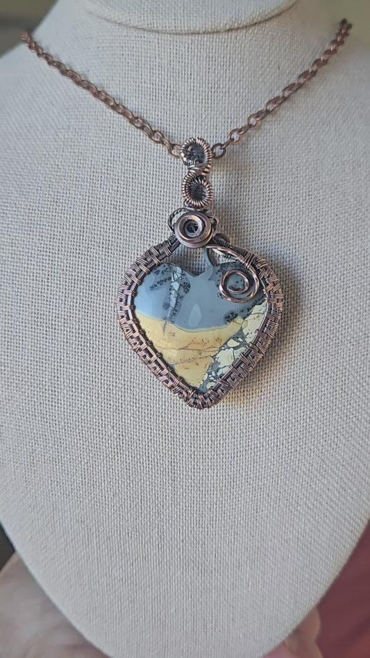Maligano Jasper in Antiqued Copper
